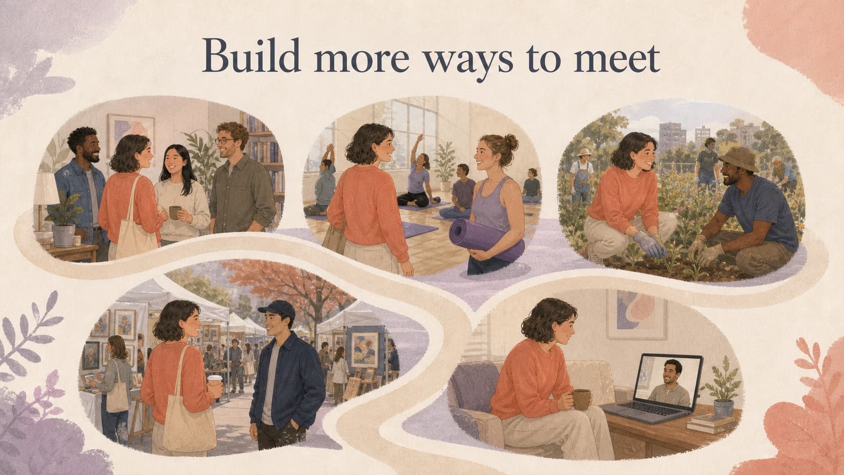 Five complementary ways to meet compatible people through everyday social life
